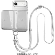 iPhone Air 対応 ケース MagSafe ショルダー ストラップ付き カード入れ ポーチ付き Pouch M シルバー/シルバー ME_IQACSPLPM_SV