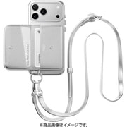 iPhone 17 Pro Max 対応 ケース MagSafe ショルダー ストラップ付き カード入れ Pouch M シルバー/シルバー ME_IQGCSPLPM_SV