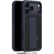 iPhone 17 Pro Max 対応 ケース MagSafe対応 スタンド機能 バンド付き 耐衝撃 グリップバンド GrabStand M ミッドナイト ME_IQGCSPTGS_MN