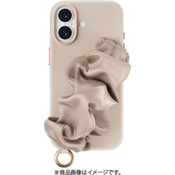 iPhone 17 対応 ケース MagSafe対応 ストラップ バンド付き グリップバンド 耐衝撃 Foulard M ロゼ ME_IQNCSPTFL_RS