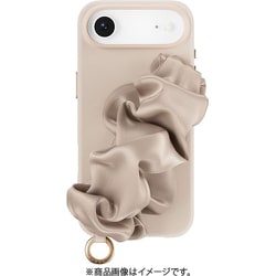 iPhone Air 対応 ケース MagSafe対応 ストラップ バンド付き グリップバンド 耐衝撃 Foulard M ロゼ ME_IQACSPTFL_RS