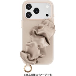 iPhone 17 Pro 対応 ケース MagSafe対応 ストラップ バンド付き グリップバンド 耐衝撃 Foulard M ロゼ ME_IQPCSPTFL_RS