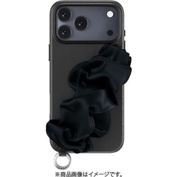 iPhone 17 Pro Max 対応 ケース MagSafe ストラップ バンド付き グリップ 耐衝撃 Foulard M ミッドナイト ME_IQGCSPTFL_MN