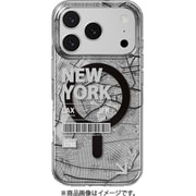 iPhone 17 Pro 対応 ケース MagSafe対応 クリア イラスト 地図柄 耐衝撃 Urban M ニューヨーク ME_IQPCSPTUM_NY