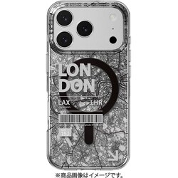 iPhone 17 Pro 対応 ケース MagSafe対応 クリア イラスト 地図柄 耐衝撃 Urban M ロンドン ME_IQPCSPTUM_LD