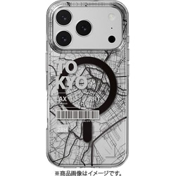iPhone 17 Pro 対応 ケース MagSafe対応 クリア イラスト 地図柄 耐衝撃 Urban M トウキョウ ME_IQPCSPTUM_TK