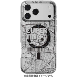iPhone 17 Pro Max 対応 ケース MagSafe対応 クリア イラスト 地図柄 耐衝撃 Urban M アパーク ME_IQGCSPTUM_AP