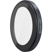 iPhone 17 対応 カメラ保護 フィルム 指紋・傷防止 カメラカバー ガラス レンズカバー Lenz スモーキーブルー ME_IQNSPCTLC_SL