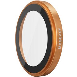 iPhone 17 Pro/17 Pro Max 対応 カメラ保護 フィルム 指紋・傷防止 カメラカバー ガラス レンズカバー Lenz コーラル ME_IQUSPCTLC_CR