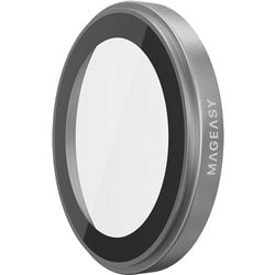 iPhone 17 Pro/17 Pro Max 対応 カメラ保護 フィルム 指紋・傷防止 カメラカバー ガラス レンズカバー Lenz ミスト ME_IQUSPCTLC_MI