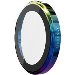 iPhone 17 Pro/17 Pro Max 対応 カメラ保護 フィルム 指紋・傷防止 カメラカバー ガラス レンズカバー Lenz イリデセント ME_IQUSPCTLC_IR