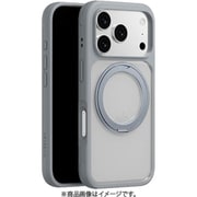 iPhone 17 Pro 対応 ケース クリア MagSafe対応 回転リングスタンド 耐衝撃 MagStand 360 M ミスト ME_IQPCSPTM1_MT