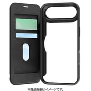 iPhone Air 対応 ケース MagSafe対応 手帳型 耐衝撃 背面 クリア Air Folio ブラック RT_IQACSPLFL_BK