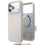 iPhone 17 Pro Max 対応 ケース MagSafe シリコン 耐衝撃 サラサラ Magnetic Ridge Silicone Case ストーン EL_IQGCSSCRK_ST