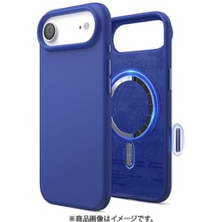 iPhone Air 対応 ケース MagSafe対応 シリコン 耐衝撃 指紋防止 MAGNETIC SILICONE CASE コバルトブルー EL_IQACSSCS5_CB