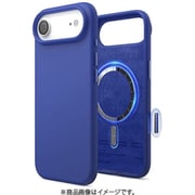 iPhone Air 対応 ケース MagSafe対応 シリコン 耐衝撃 指紋防止 MAGNETIC SILICONE CASE コバルトブルー EL_IQACSSCS5_CB
