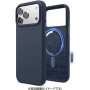 iPhone 17 Pro Max 対応 ケース MagSafe対応 シリコン 耐衝撃 MAGNETIC SILICONE CASE ジーンインディゴ EL_IQGCSSCS5_JI