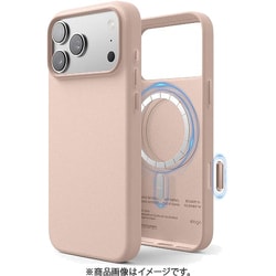 iPhone 17 Pro Max 対応 ケース MagSafe対応 耐衝撃 MAGNETIC LEATHER CASE ラブリーピンク EL_IQGCSPLL5_LP
