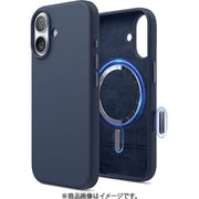 iPhone 17 対応 ケース MagSafe対応 シリコン 耐衝撃 指紋防止 サラサラ MAGNETIC SILICONE CASE ジーンインディゴ EL_IQNCSSCS5_JI