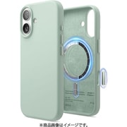 iPhone 17 対応 ケース MagSafe対応 シリコン 耐衝撃 指紋防止 サラサラ MAGNETIC SILICONE CASE ミント EL_IQNCSSCS5_MT
