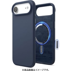 iPhone Air 対応 ケース MagSafe対応 シリコン 耐衝撃 指紋防止 MAGNETIC SILICONE CASE ジーンインディゴ EL_IQACSSCS5_JI