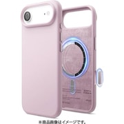 iPhone Air 対応 ケース MagSafe対応 シリコン 耐衝撃 指紋防止 MAGNETIC SILICONE CASE ライトライラック EL_IQACSSCS5_LL