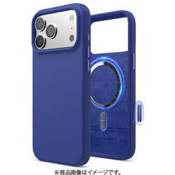 iPhone 17 Pro Max 対応 ケース MagSafe対応 シリコン 耐衝撃 MAGNETIC SILICONE CASE コバルトブルー EL_IQGCSSCS5_CB