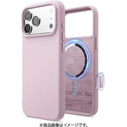 iPhone 17 Pro Max 対応 ケース MagSafe対応 シリコン 耐衝撃 MAGNETIC SILICONE CASE ライトライラック EL_IQGCSSCS5_LL