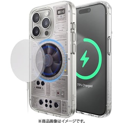 iPhone 15 Pro 対応 ケース MagSafe対応 耐衝撃 クリア デザイン monthly elago MAGNETIC HYBRID CASE エーエムピー EL_IOPCSPTMQ_AP