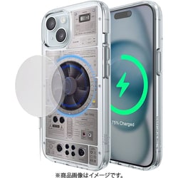 iPhone 15 対応 ケース MagSafe対応 耐衝撃 クリア デザイン monthly elago MAGNETIC HYBRID CASE エーエムピー EL_IONCSPTMQ_AP
