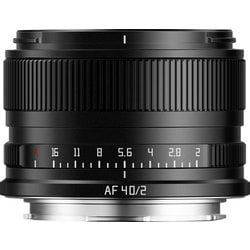 AF 40mm f/2 [単焦点レンズ ライカLマウント AF対応 ブラック]
