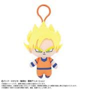 2566893 ドラゴンボールZ プラフックつき Chibiぬいマスコット 超サイヤ人孫悟空