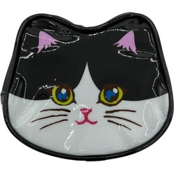 まるでネコ？！ PVCポーチ ハチワレ