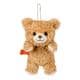 812790 あそんで！テディベア マスコットキーチェーン ライトブラウン