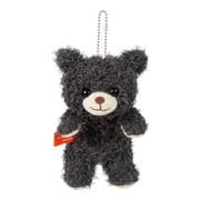 812813 あそんで!テディベア マスコットキーチェーン グレー