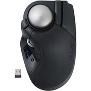 トラックボールマウス HUGE PLUS 有線 2.4Ghz無線 Bluetooth無線 52mmボール ベアリング支持 10ボタン 2年保証 ブラック M-HT1MRBK