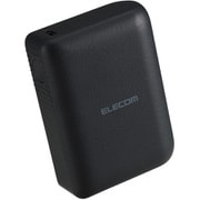 モバイルバッテリー 10000mAh USB-C/USB-A 両面挿し パススルー充電 振動通知 凹凸直感操作 PSE適合 iPhone Android対応 ブラック DE-C78L-10000BK