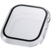 アップルウォッチ カバー Apple Watch Series 11/10（46mm） フルカバー ケース 強化ガラス 10H 耐衝撃PCフレーム 指紋防止 飛散防止 クリア AW-25AFCGCR