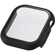 アップルウォッチ カバー Apple Watch Series 11/10（42mm） フルカバー ケース 強化ガラス Gorilla（R） 10H 耐衝撃PCフレーム 指紋防止 飛散防止 ブラック AW-25BFCGOBK
