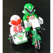 EX三輪車 ゴレンジャー ミドレンジャー＋モモレンジャー Bタイプ [塗装済可動フィギュア 全長約150mm ノンスケール]