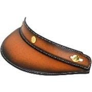 ヴィンテージレザーバイザー エイジングキャメル