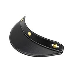 ヴィンテージレザーバイザー ブラック