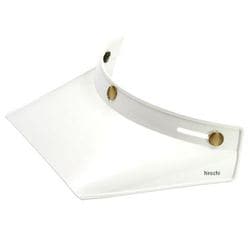 ロングスクエアバイザー ホワイト