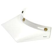 ロングスクエアバイザー ホワイト