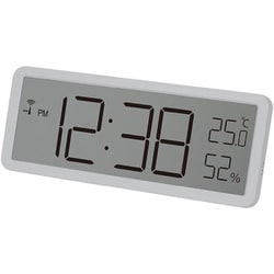 置き時計 デジタル 電波時計 ライトグレー T797LGYZ