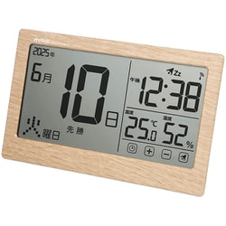 デジタルカレンダー 木目調 ナチュラル T798NZ