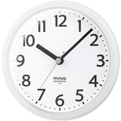 バスクロック マグネット 掛け時計 生活防水 IP54 W795WHZ