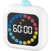 デジタル タイマー 目覚まし時計 ホワイト 知育タイマーデジよーめる TM613WH