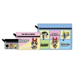 MPPG-214 パワーパフ ガールズ 3連ポーチ ピクセルアート