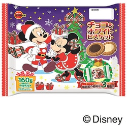 限定 ディズニー/チョコ＆ホワイトビスケット（クリスマス） 160g